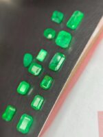 5.15ct Faceted Emerald Lot from Swat – Fine Green Gemstones with Natural Charm - Image 2
