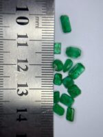 5.15ct Faceted Emerald Lot from Swat – Fine Green Gemstones with Natural Charm - Image 8