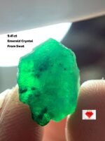 9.41 ct Swat Emerald Crystal – Vivid Green Elegance in Natural Form
