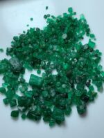 129.40ct Emerald Lot from Swat – Natural Green Beryl Gemstones (9x7x7mm Avg.) - Image 8