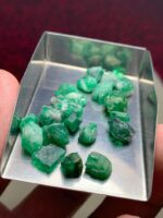 Nature’s Precision: 39.90 ct Swat Emerald Rough (11.32 × 7.77 × 3.90 mm) - Image 2
