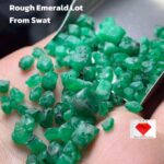 78.95ct Emerald Rough Lot (10x6x6mm): Natural Untreated Crystals for Cutting or Collection