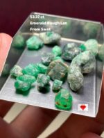 Natural Wonder: 53.37ct Emerald Rough Lot from Swat, Pakistan