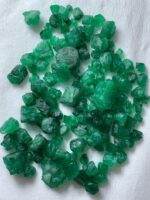 78.95ct Emerald Rough Lot (10x6x6mm): Natural Untreated Crystals for Cutting or Collection - Image 3