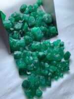 78.95ct Emerald Rough Lot (10x6x6mm): Natural Untreated Crystals for Cutting or Collection - Image 4