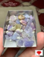 Natural 94.45 ct Afghan Hackmanite Rough Lot – Rare Color-Change Gem Material