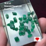 Authentic Beauty in Bulk: 18.37 Carat Emerald Rough Lot from Swat Valley