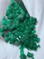 76.00ct Swat Emerald Rough Lot (10x8x7mm): Natural Green Crystals from Pakistan’s Emerald Belt - Image 2