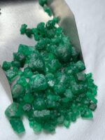 76.00ct Swat Emerald Rough Lot (10x8x7mm): Natural Green Crystals from Pakistan’s Emerald Belt - Image 3