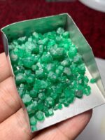 76.00ct Swat Emerald Rough Lot (10x8x7mm): Natural Green Crystals from Pakistan’s Emerald Belt - Image 4