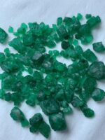 76.00ct Swat Emerald Rough Lot (10x8x7mm): Natural Green Crystals from Pakistan’s Emerald Belt - Image 6