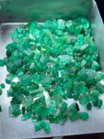 Discovering the 34.20ct Emerald Rough Lot from Swat: 6.64 x 6.42 x 4.92mm - Image 9