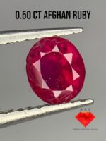 A Dazzling 0.50 Carat Afghan Ruby – Natural and Untreated