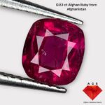 0.83 Carat Natural Afghan Ruby – No Heat, No Treatment