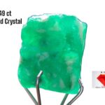 7.49ct Swat Emerald Crystal: Vivid Green Gemstone