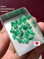 Featured Gem: 25.55 Carat Swat Emerald – Nature’s Green Flame