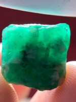 13.65 ct Natural Swat Emerald Crystal – A 14.26 × 13.89 × 8.88 mm Gem - Image 4