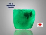 7.25ct Emerald Crystal from Swat: A Radiant Gem from Pakistan’s Valleys