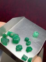 16.15 ct Rough Emerald Lot from Swat Valley (9.56 × 8.03 × 6.02 mm): Raw Gemstone Beauty - Image 3
