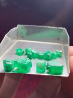 16.15 ct Rough Emerald Lot from Swat Valley (9.56 × 8.03 × 6.02 mm): Raw Gemstone Beauty - Image 7