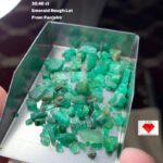 30.40ct Panjshir Emerald Rough Lot: Natural Crystal Gemstone
