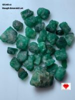 101.40 Carat Emerald Rough Lot – Natural Mid-Sized Gemstones (16x15x10mm)