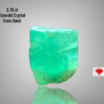 3.76ct Natural Emerald Crystal – Swat Pakistan | Raw Uncut Green Gemstone 10.57×7.17×6.22mm