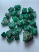 101.40 Carat Emerald Rough Lot – Natural Mid-Sized Gemstones (16x15x10mm) - Image 2