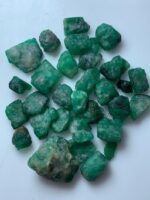101.40 Carat Emerald Rough Lot – Natural Mid-Sized Gemstones (16x15x10mm) - Image 6