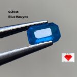 Uncovering the Charm of 0.24 ct Blue Hauyne: A Rare Gemstone with Striking Beauty