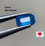 Uncovering the Charm of 0.24 ct Blue Hauyne: A Rare Gemstone with Striking Beauty