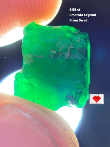 8.58 ct Swat Emerald Crystal – Natural Treasure from Pakistan