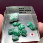 45.05ct Swat Emerald Rough Lot: Exceptional Size & Color from Pakistan’s Gem Valley