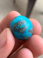 38ct Afghan Turquoise Cabochon: A Majestic Stone with Sculptural Presence - Image 2