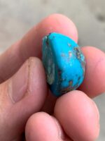 38ct Afghan Turquoise Cabochon: A Majestic Stone with Sculptural Presence - Image 4
