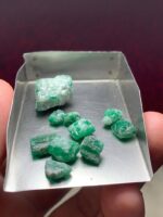 45.05ct Swat Emerald Rough Lot: Exceptional Size & Color from Pakistan’s Gem Valley - Image 4