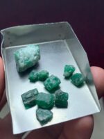45.05ct Swat Emerald Rough Lot: Exceptional Size & Color from Pakistan’s Gem Valley - Image 5