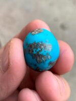 38ct Afghan Turquoise Cabochon: A Majestic Stone with Sculptural Presence - Image 6