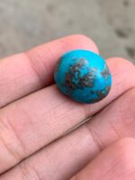 38ct Afghan Turquoise Cabochon: A Majestic Stone with Sculptural Presence - Image 7