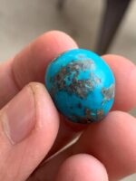 38ct Afghan Turquoise Cabochon: A Majestic Stone with Sculptural Presence - Image 8