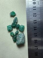 45.05ct Swat Emerald Rough Lot: Exceptional Size & Color from Pakistan’s Gem Valley - Image 8