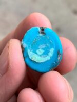 38ct Afghan Turquoise Cabochon: A Majestic Stone with Sculptural Presence - Image 9