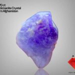 Natural 22.70ct Hackmanite Crystal from Afghanistan