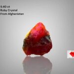 Discover the Natural Radiance of a 5.40ct Afghan Ruby Crystal