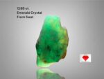 Impressive Grandeur: 12.65 Carat Emerald Crystal from Swat