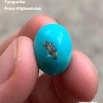 Timeless Charm: 11.85 Ct Afghan Turquoise Cabochon