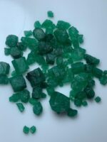54.70ct Swat Emerald Rough Lot (10x7x8mm): Natural Green Crystals for Cutting or Collection - Image 4