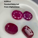 6.570ct Afghan Faceted Ruby Lot – Vivid Red Gems (7.66 x 5.46 x 4.61mm Avg)