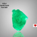 Rare Beauty: 4.00ct Natural Emerald Crystal from Swat, Pakistan