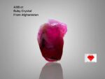 Uncover the Natural Beauty of a 4.95ct Afghan Ruby Crystal